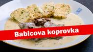Babicova výborná koprovka s karlovarským knedlíkem