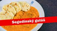 Nadýchaný domácí knedlík a segedínský guláš. Uvařte si klasiku